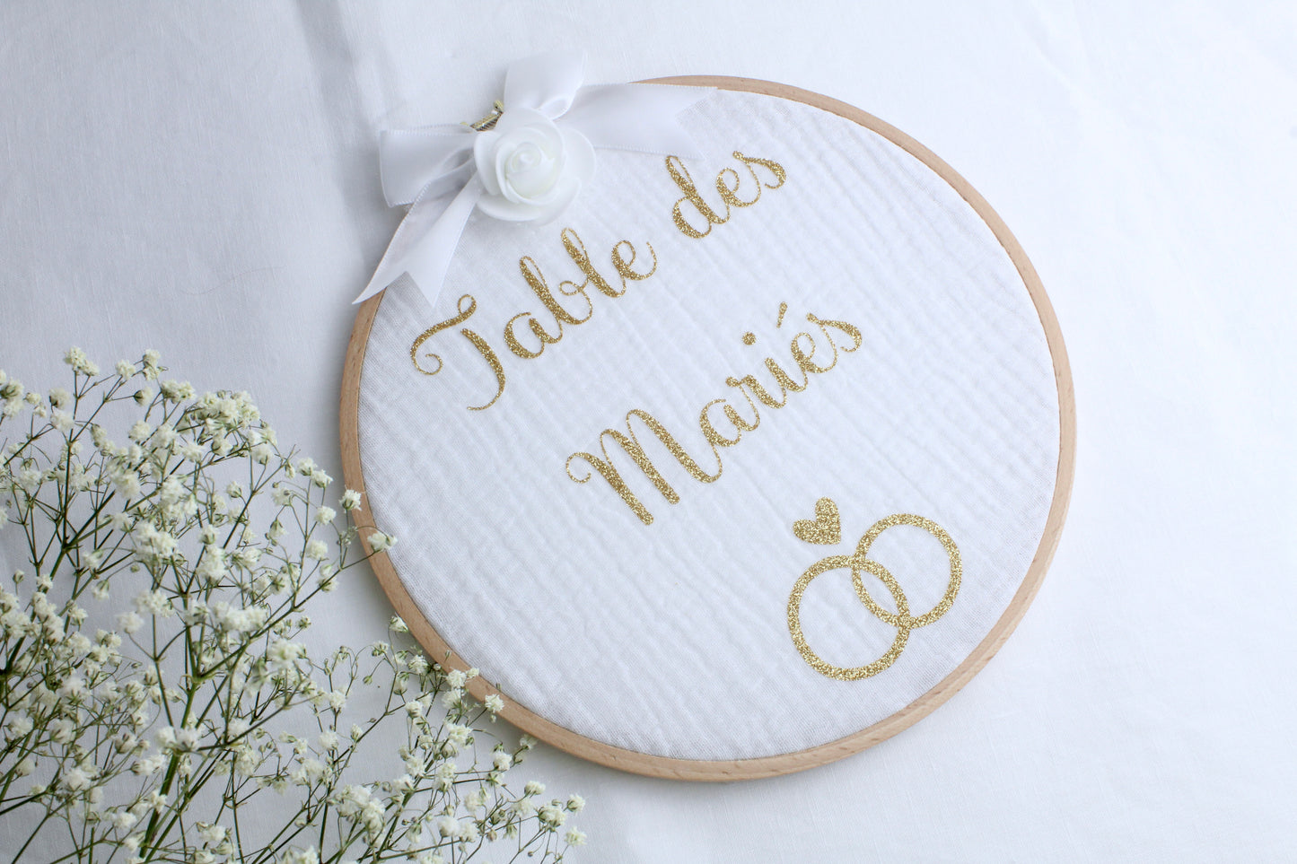 Toile en tissu Table des mariés