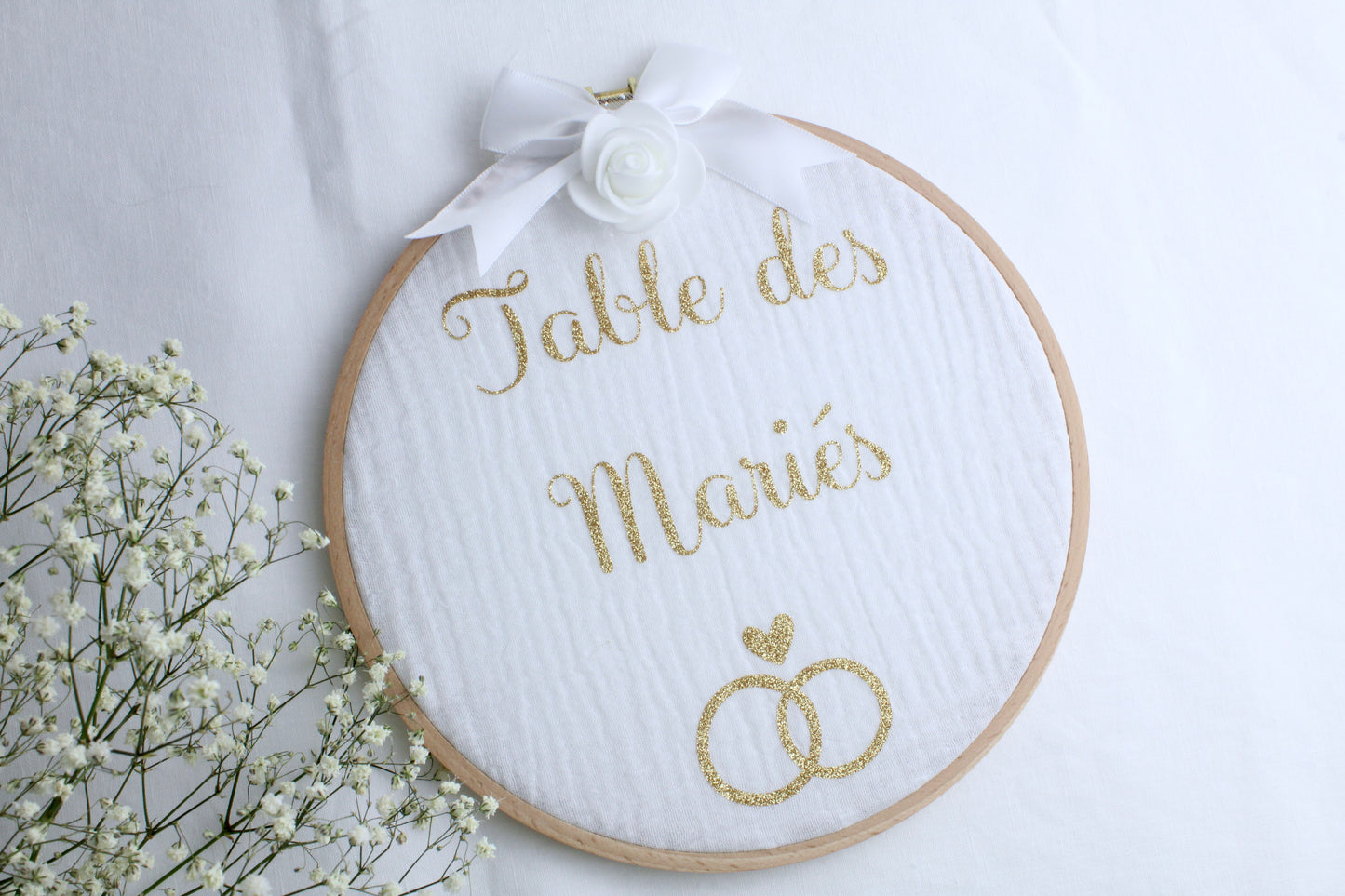Toile en tissu Table des mariés