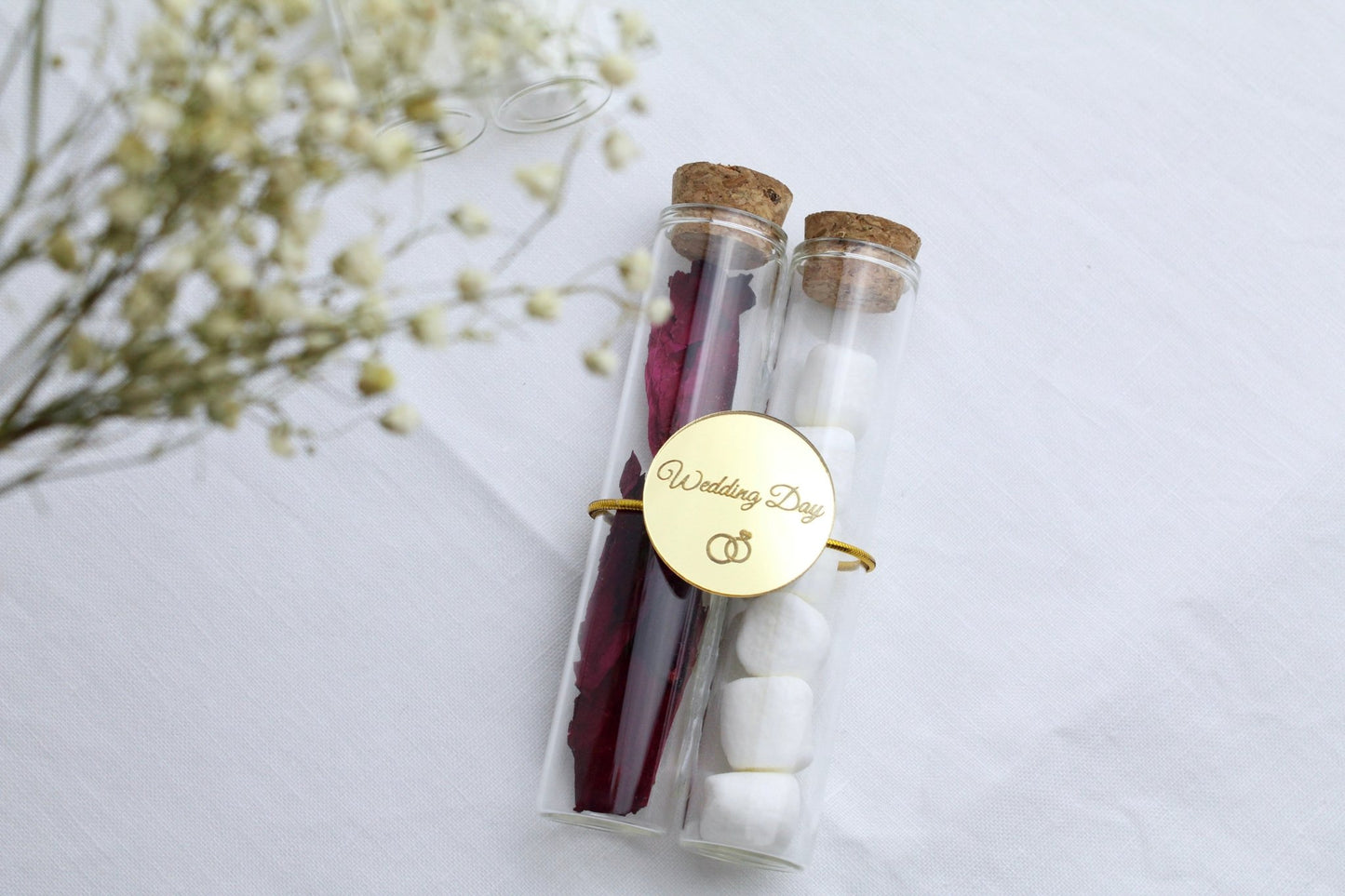 Fioles Guimauves & pétales de rose - Presti Biscuit