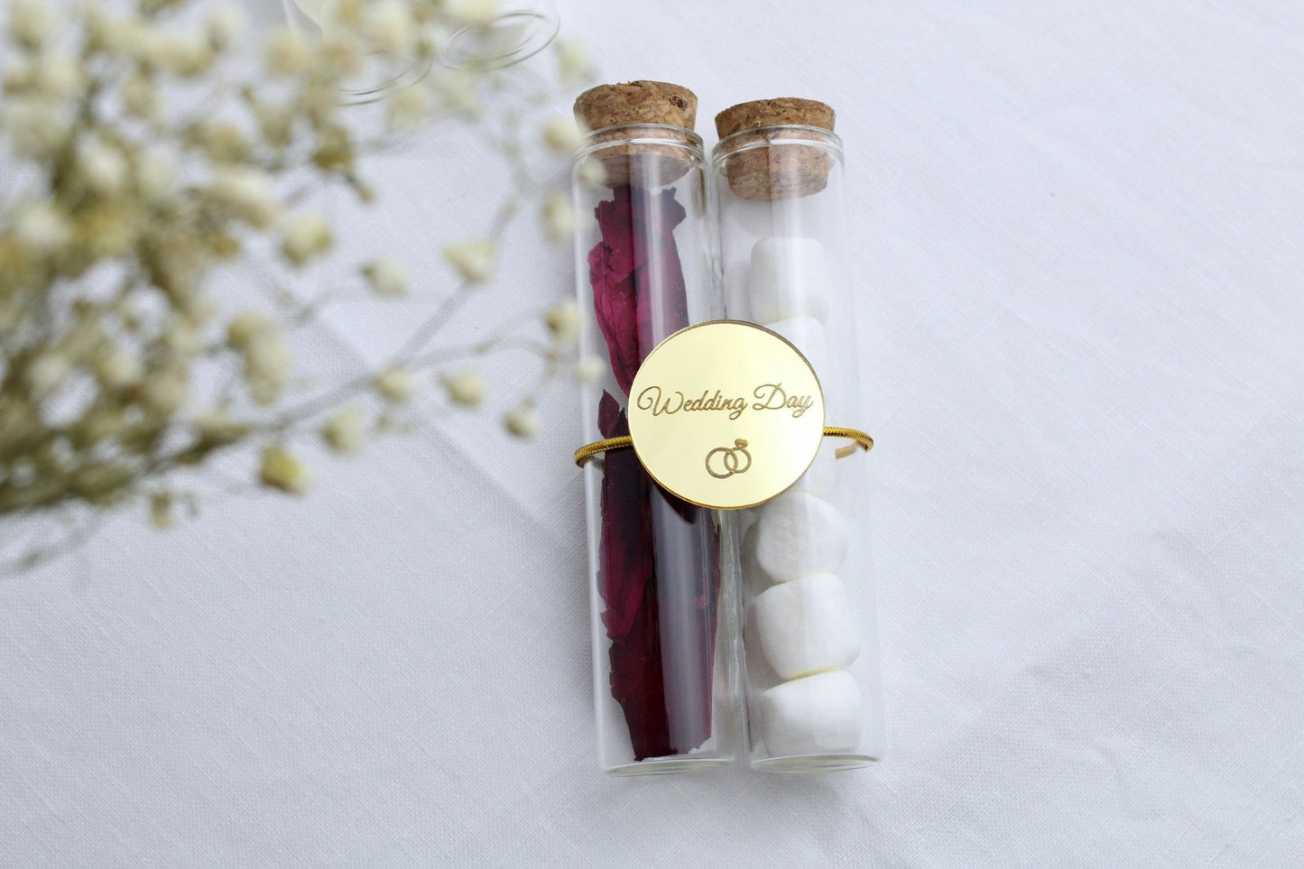 Fioles Guimauves & pétales de rose - Presti Biscuit