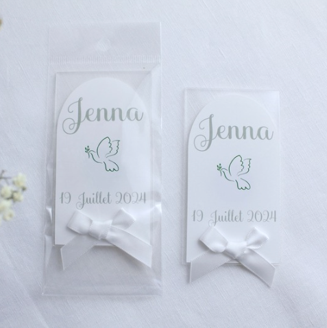 Magnet Blanc et Vert sauge