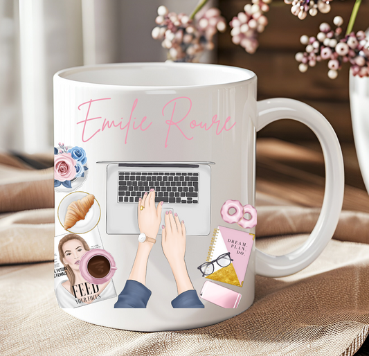 Mug GirlBoss personnalisé
