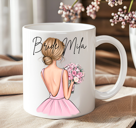 Mug Mariée en Rose