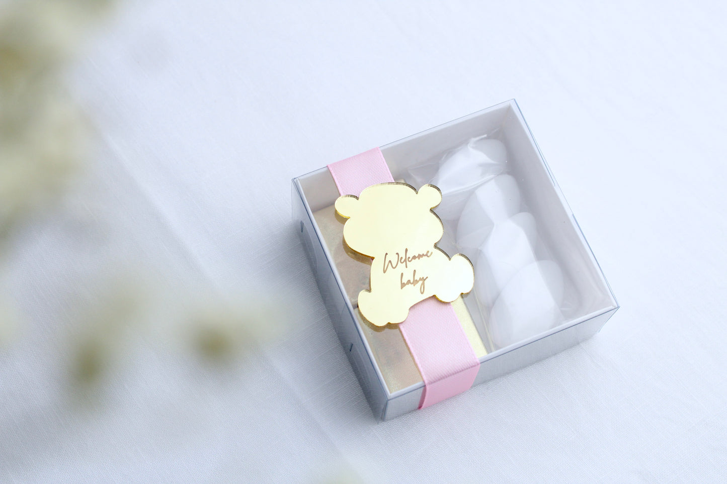 Goldene Teddybär-Box