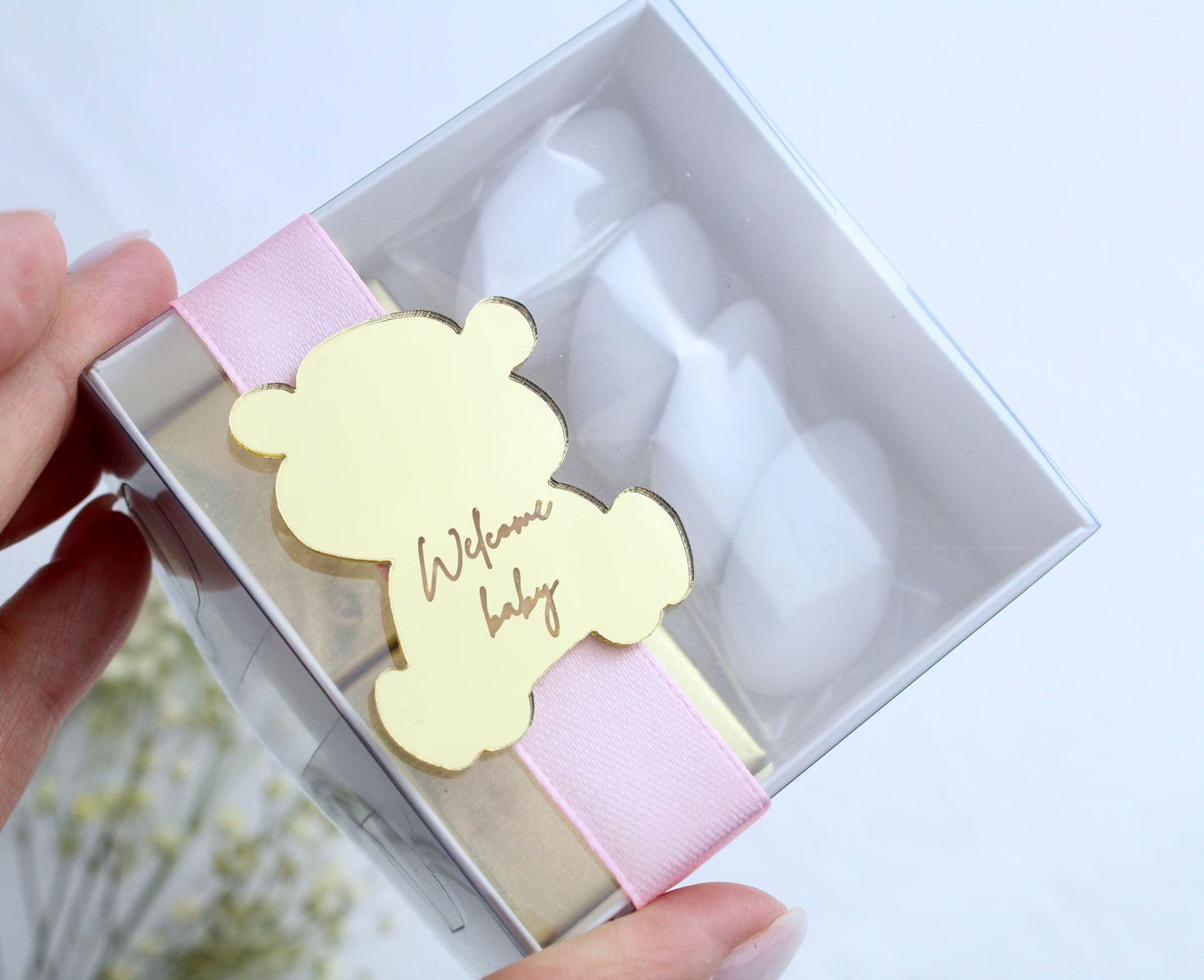 Goldene Teddybär-Box