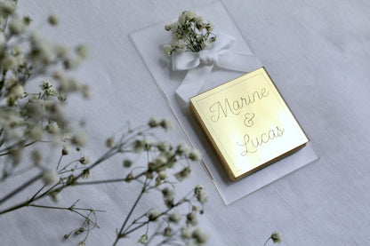Magnet gravé & Chocolat