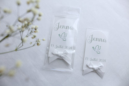 Magnet Blanc et Vert sauge