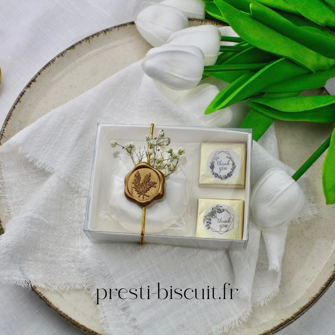 Coffret de remerciement haut de gamme - Presti Biscuit