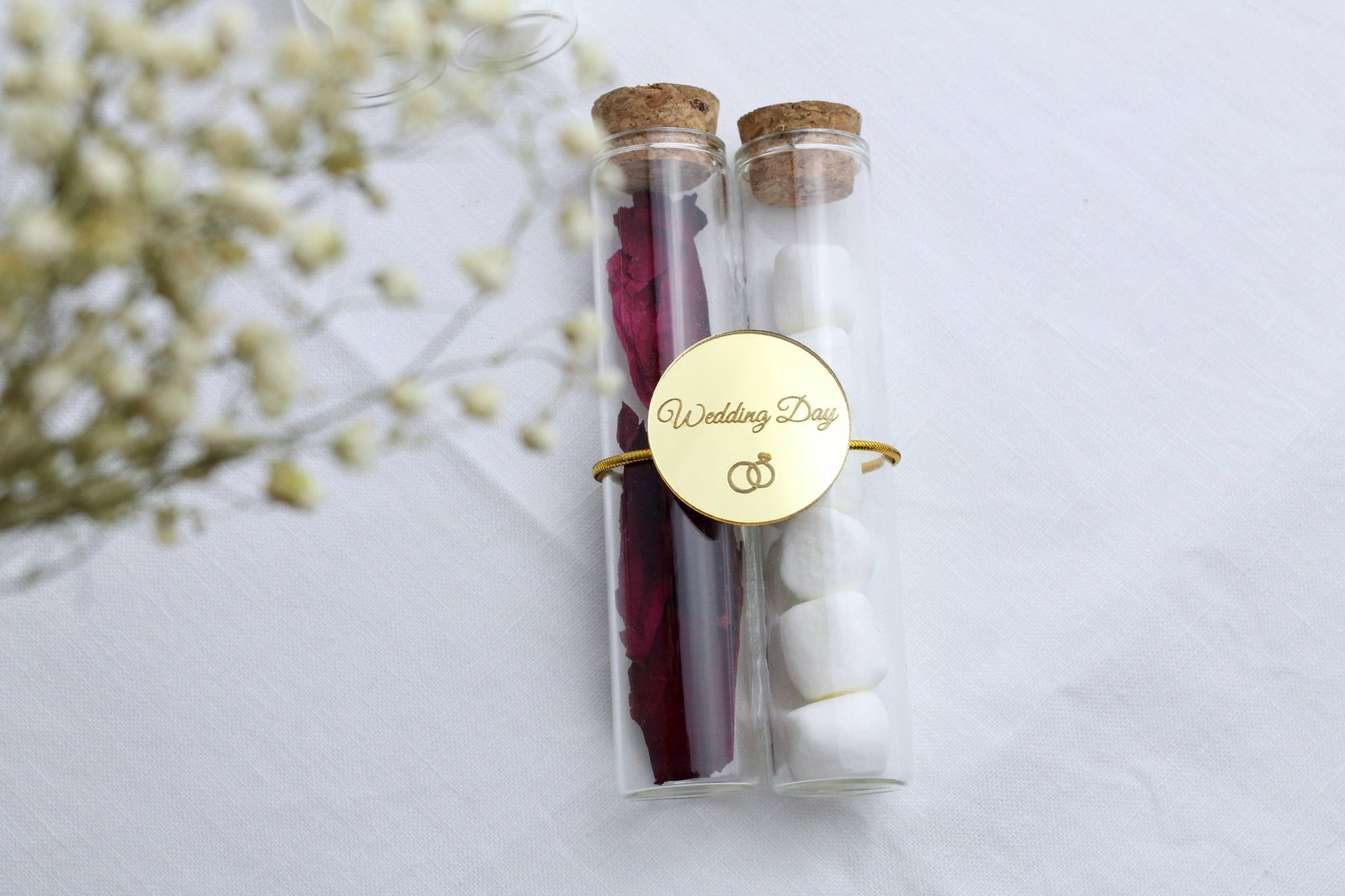 Fioles Guimauves & pétales de rose - Presti Biscuit